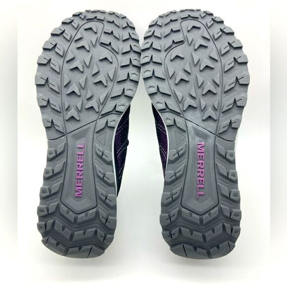 NWT Merrell Fly Strike Women’s Black/Purple Sneakers Size 9,5 - Picture 9 of 9